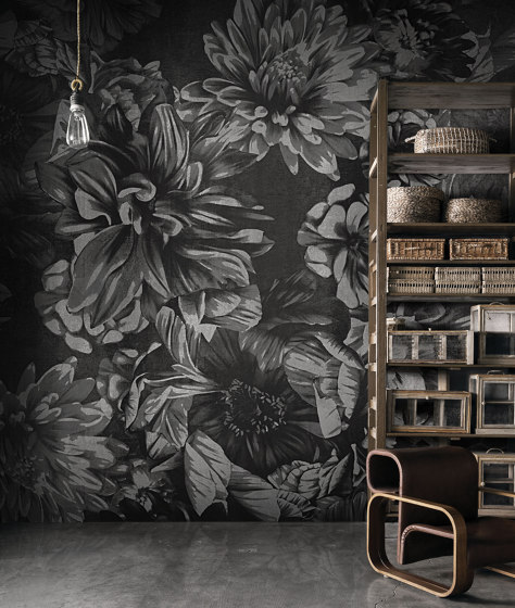 Dark Floral | Wall coverings / wallpapers | LONDONART