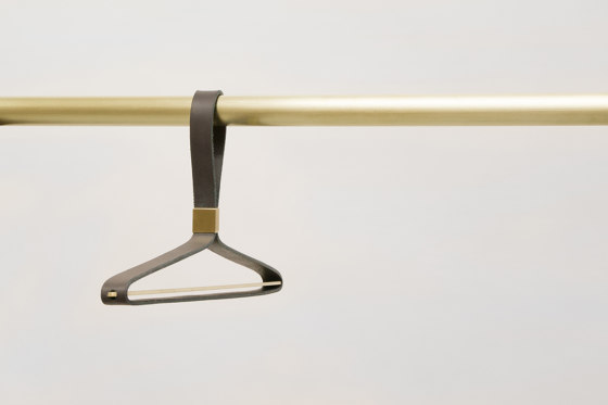 Leather Coat Hanger | Cintres | Space for Design