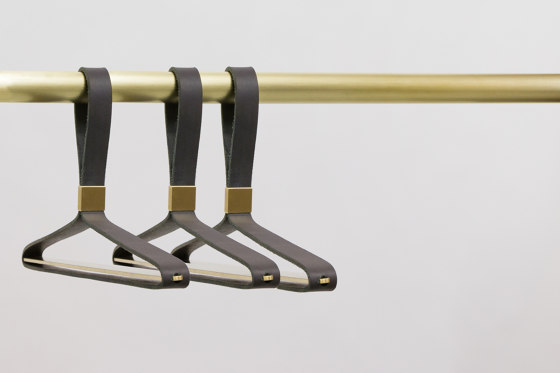 Leather Coat Hanger | Cintres | Space for Design