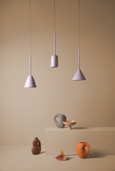 Figura Cone Brass | Suspended lights | SCHNEID STUDIO