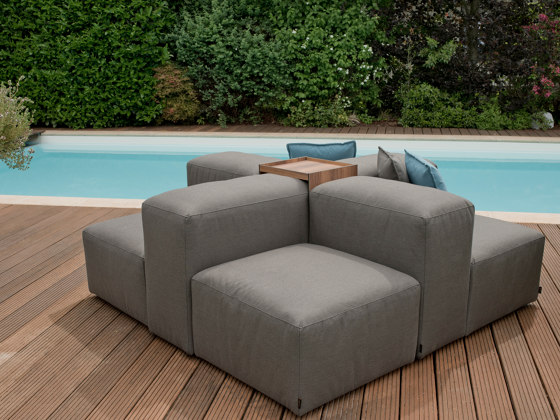 Lounge Outdoor System | Sitzhocker | Poufs / Polsterhocker | IKONO