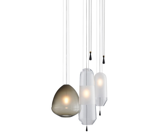 Limpid Light, transparent, large | Lampade sospensione | Hollands Licht