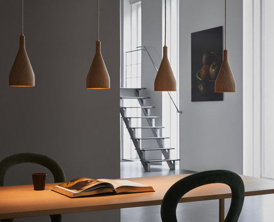 Timber, white, large | Lámparas de suspensión | Hollands Licht