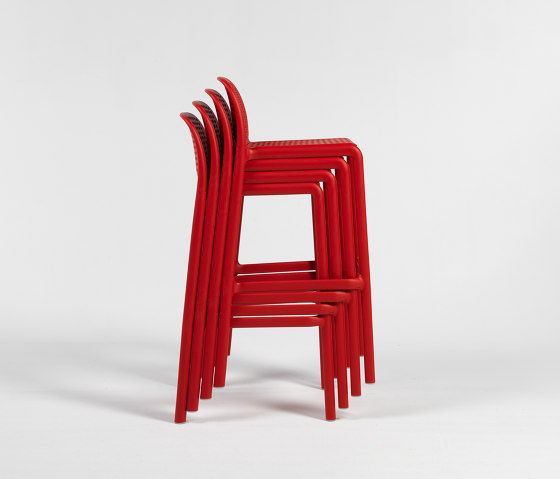 Faro barstool in fiberglass resin, stackable | Bar stools | NARDI S.p.A.