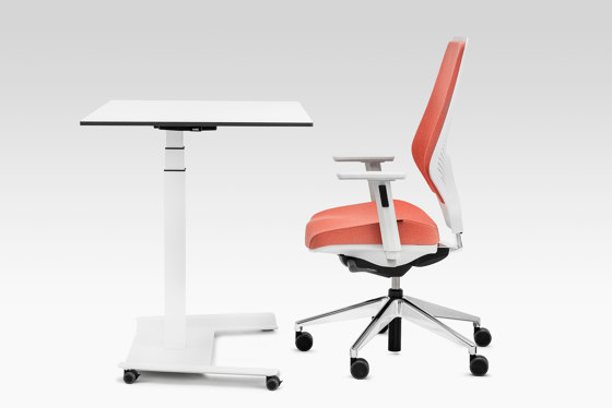 V6 swivel chair, upholstered back | Office chairs | VANK