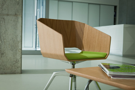 WOODI chair aluminum base, | Sillas | VANK