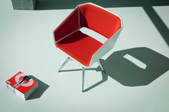 WOODI chair, aluminum base | Chairs | VANK