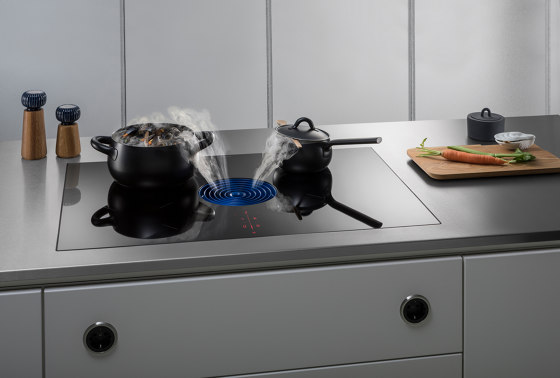 PURU | Induction cooktop with integrated cooktop extractor - Recirculation | Hobs | BORA