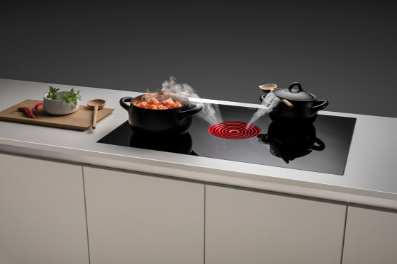 PURU | Induction cooktop with integrated cooktop extractor - Recirculation | Hobs | BORA