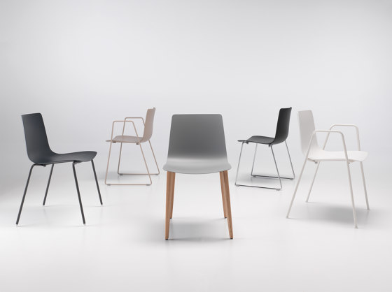 slim chair wood soft S / 89E | Sedie | Alias