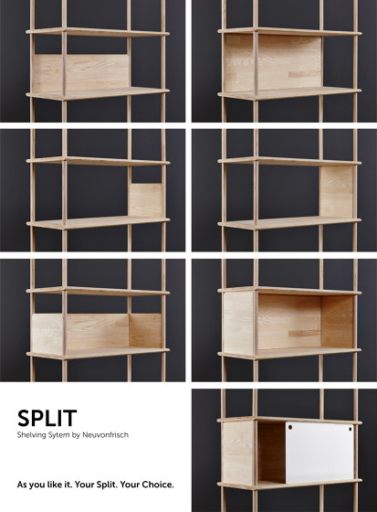 Split – shelving system | Scaffali | NEUVONFRISCH