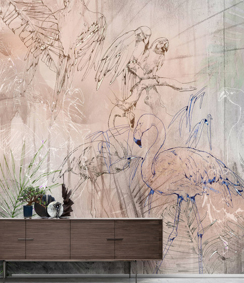 Tropical graffiti | Wall coverings / wallpapers | WallPepper/ Group