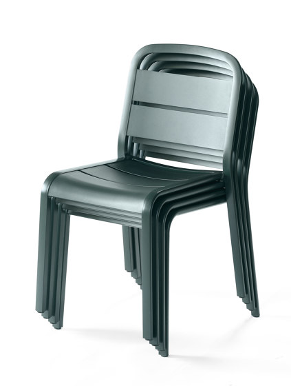 Marumi | Dining Chair in Aluminum | Chairs | EGO Paris