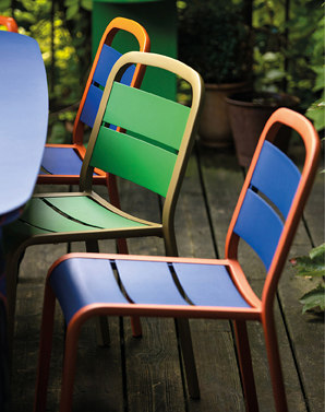 Marumi | Dining Chair in Aluminum | Chairs | EGO Paris