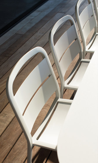 Marumi | Dining Armchair in Aluminum | Chairs | EGO Paris