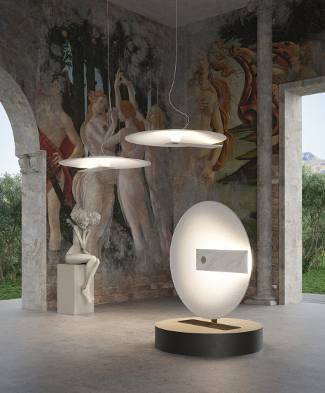 Meridiana wall S White Marble | Suspended lights | Hind Rabii