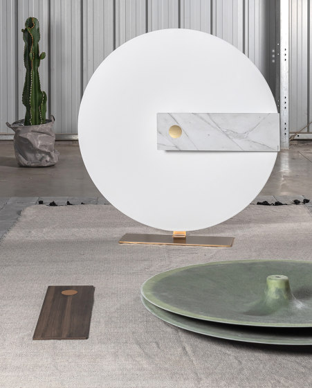 Meridiana Floor White Marble | Luminaires de sol | Hind Rabii