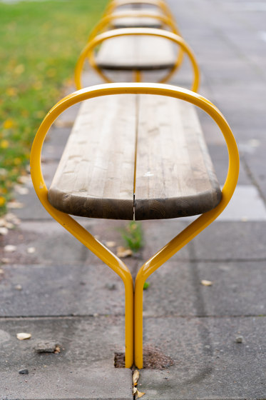 Folk bench freestanding | Benches | Vestre