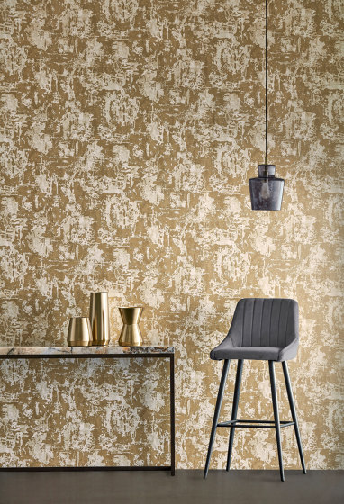 Anthropic Aventurine/Brass | Wall coverings / wallpapers | Anthology