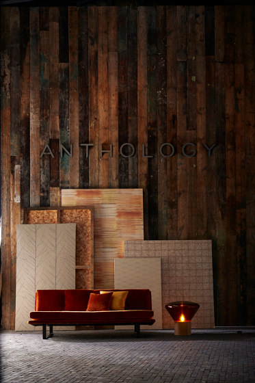 Yuti Zinc/Pebble | Wall coverings / wallpapers | Anthology