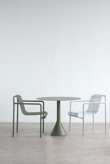 Palissade Dining Armchair Hot Galvanised | Chairs | HAY