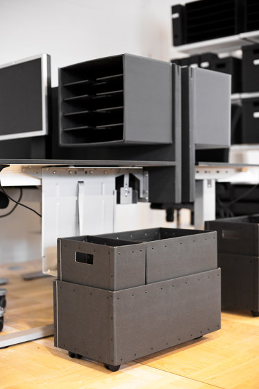 Tray drawer compartments for A3, graphite | Portaoggetti | BIARO