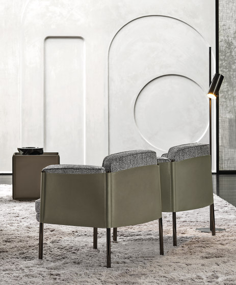 Shelley "Lounge" Little Armchair | Chairs | Minotti