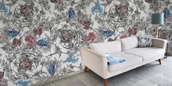 Dragon | artist wallpaper | Revestimientos de paredes / papeles pintados | Ginny Litscher