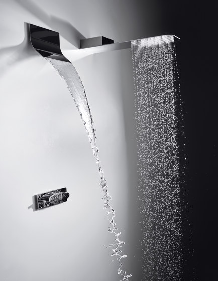 Showerhead F2782 | Pomme de tête cascade mural en acier inox | Robinetterie de douche | Fima Carlo Frattini