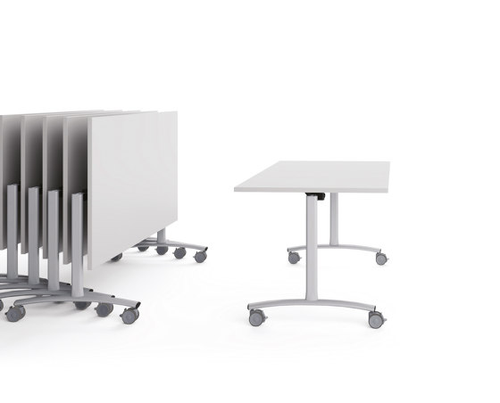 Archimede folding table with castors | Objekttische | Ibebi