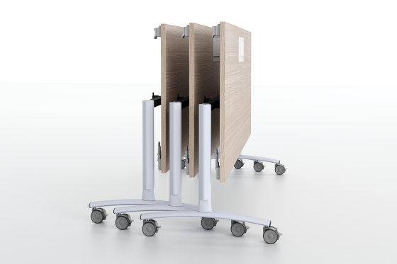 Archimede folding table with castors | Mesas contract | Ibebi