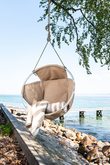Cocoon Hang Chair Outdoor Beige | Schaukeln | Trimm Copenhagen