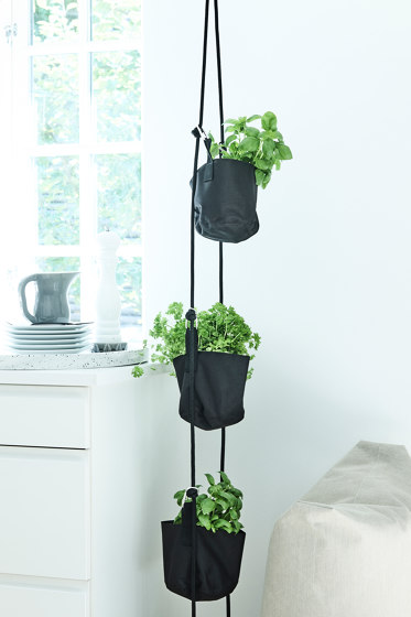 Vertical Soft Pots Black | Pots de fleurs | Trimm Copenhagen