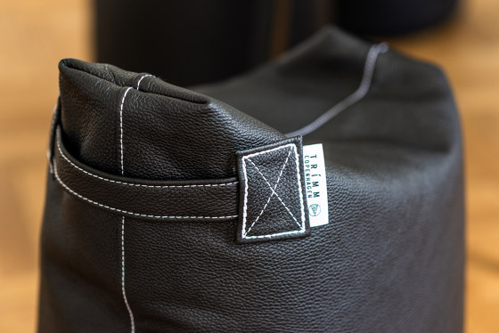 Satellite Leather 48 Black | Beanbags | Trimm Copenhagen