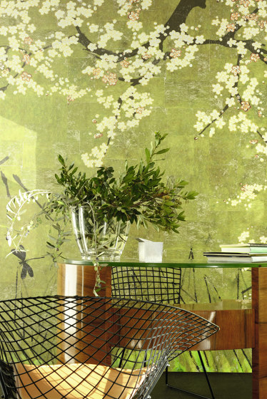 Soleil levant | Les cerisiers sauvages | TP 289 02 | Wall coverings / wallpapers | Elitis