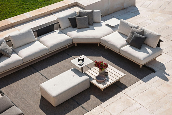 Composizione divano esagonale EDEN | Lettini giardino | Roda