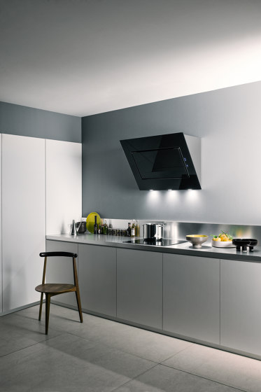Design | Quasar 90cm Black | Kitchen hoods | Falmec