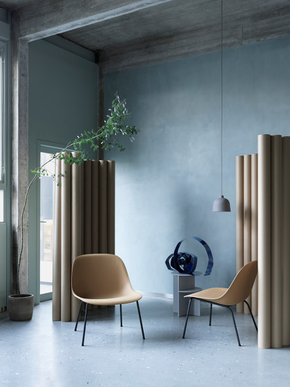 Fiber Lounge Chair | Wood Base | Textile | Armchairs | Muuto