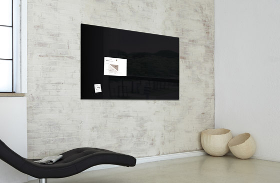 Tableau magnétique en verre "Artverum", gris, 195 x 135 cm | Chevalets de conférence / tableaux | Sigel