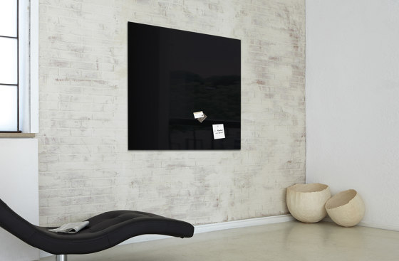 Tableau magnétique en verre "Artverum", gris, 195 x 135 cm | Chevalets de conférence / tableaux | Sigel