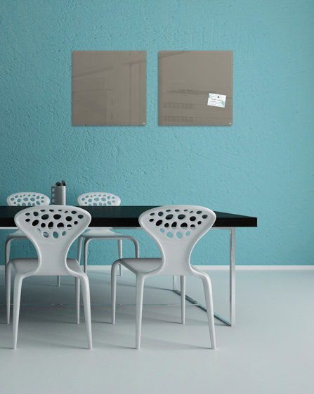Magnetic Glass Board Artverum, 48 x 48 cm | Flip charts / Writing boards | Sigel