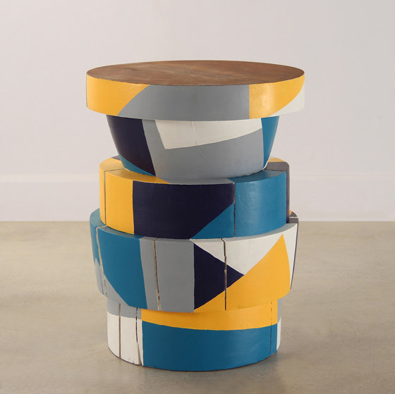 Carnivàle Hand Painted Table | Side tables | Pfeifer Studio