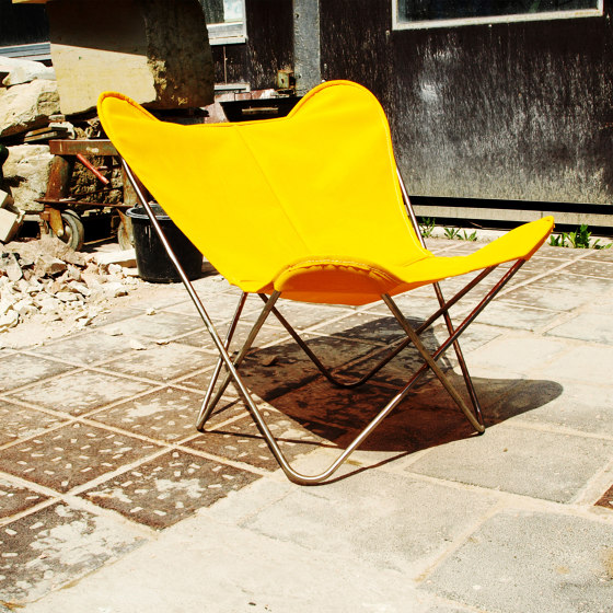 Hardoy Butterfly Chair OUTDOOR Batyline khaki | Fauteuils | Weinbaums