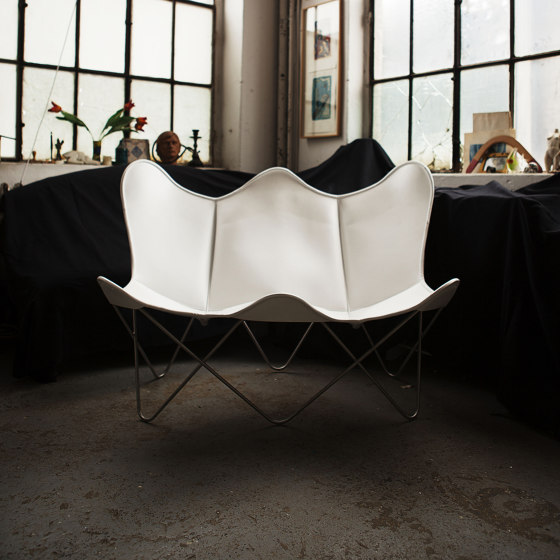 Hardoy Butterfly Chair ORIGINAL leather honey brown | Armchairs | Weinbaums