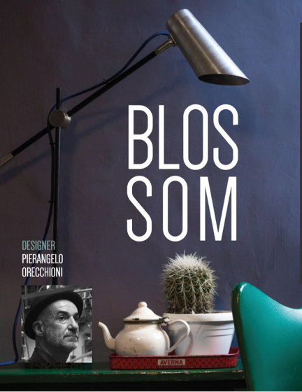 Blossom Camelia | Floor lamp jointed stalk | Lámparas de pie | Bronzetto