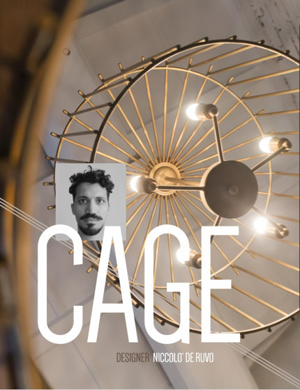 Cage | Panchetto in ottone con seduta in juta o stoffa | Sgabelli bancone | Bronzetto