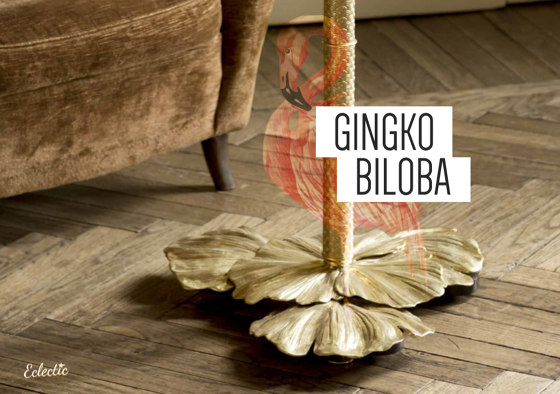 Gingko Biloba | Leaves base table grande | Tables d'appoint | Bronzetto