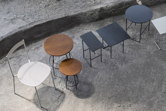 Antonino Bistrot Table Garbo65 Round White | Dining tables | Serax