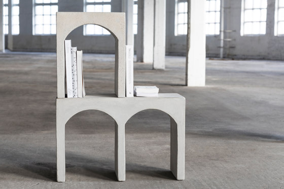 Roman Bench Double Concrete | Side tables | Serax