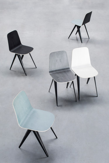 Sanba Stuhl Schwarz | Blau Grun | Stühle | Serax